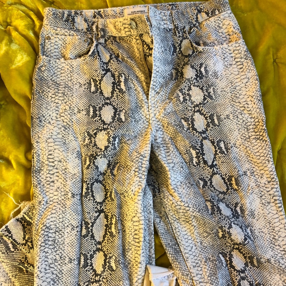 Zara Snake Print Pants